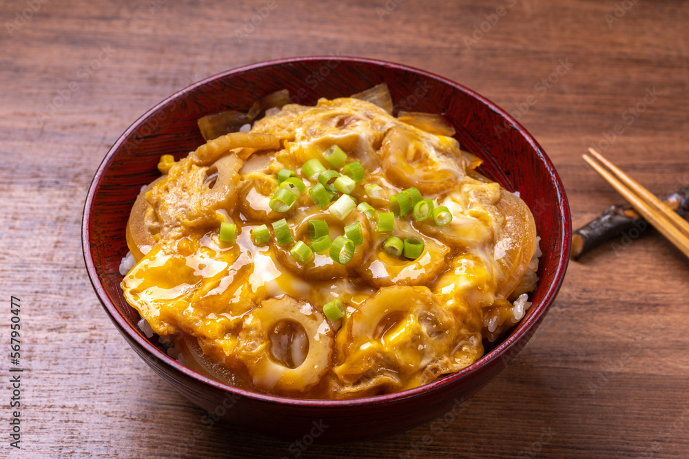 ちくわの卵とじ丼 ちくわの卵とじ丼