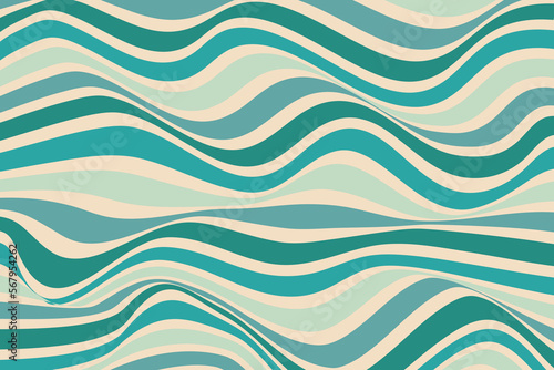 Groovy hippie 70s backgrounds with waves swirl twirl pattern