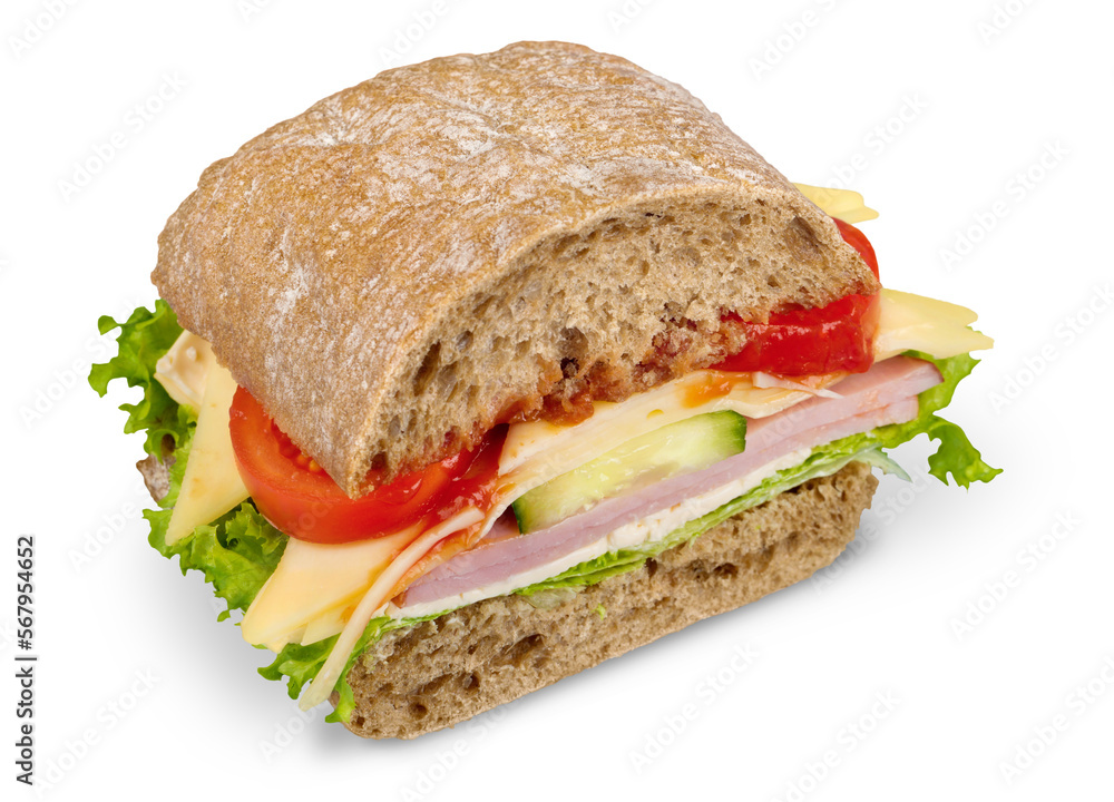 Roast beef and mozarella ciabatta Roast beef and mozarella ciabatta