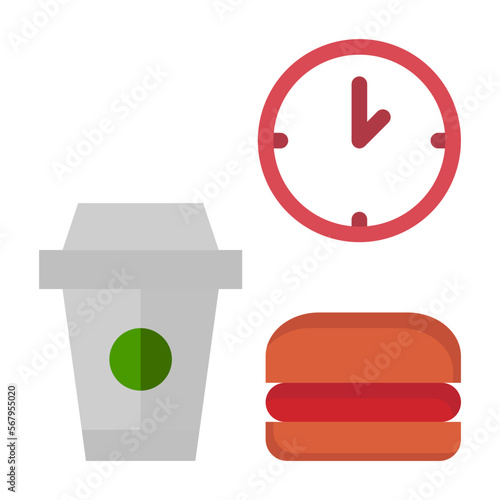 Hungry flat icon