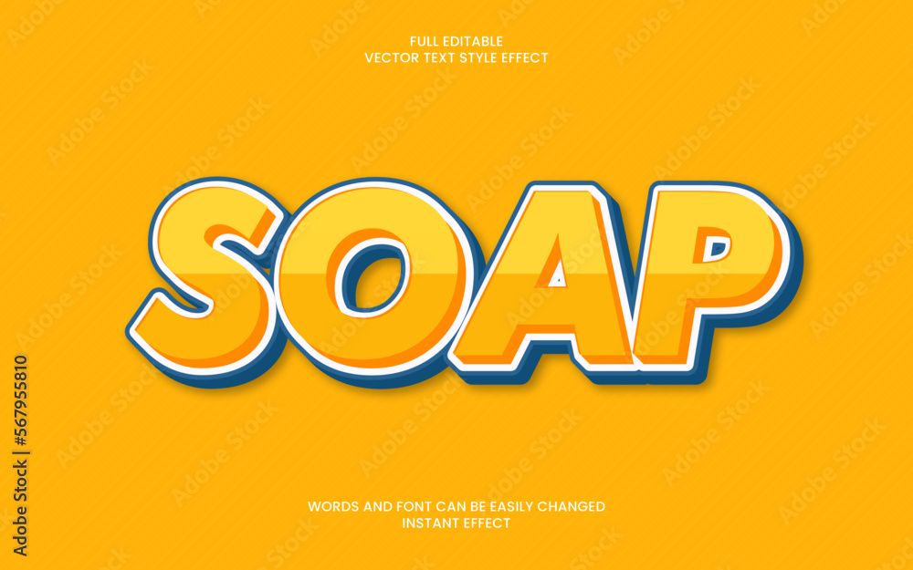 soap text effect 