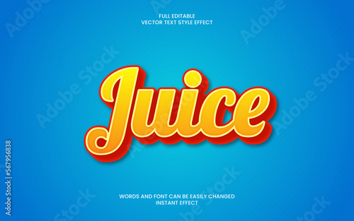 juice text effect 