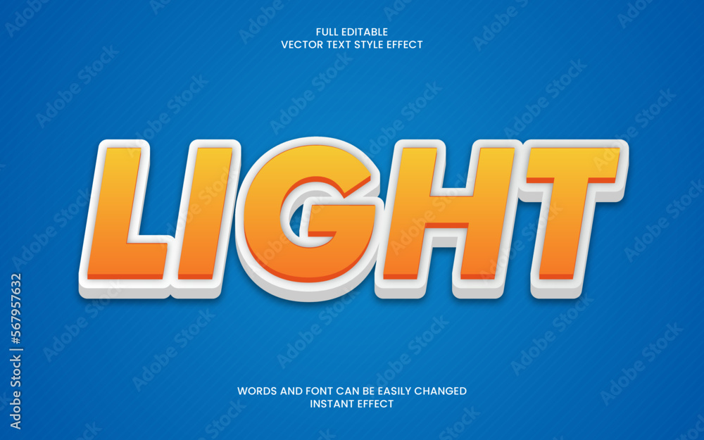 light text effect 