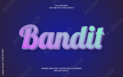 Bandit Text Effect