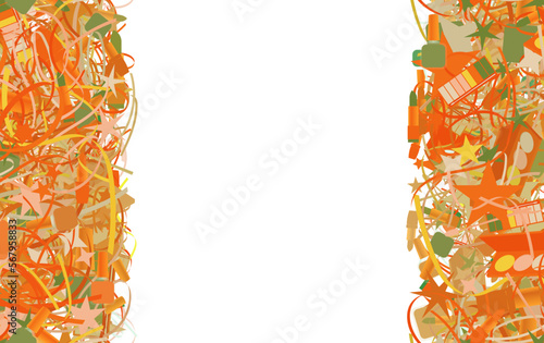 Background pattern abstract design texture. Vertical seamless stripes. Border frame, transparent background. Theme is about ointment, maquillage, effects, decor, cosmetics, nail polish, toiletry