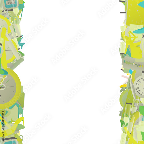 Background pattern abstract design texture. Vertical seamless stripes. Border frame, transparent background. Theme is about footwear, slingback shoes, platform heels, parlor, flip-flops