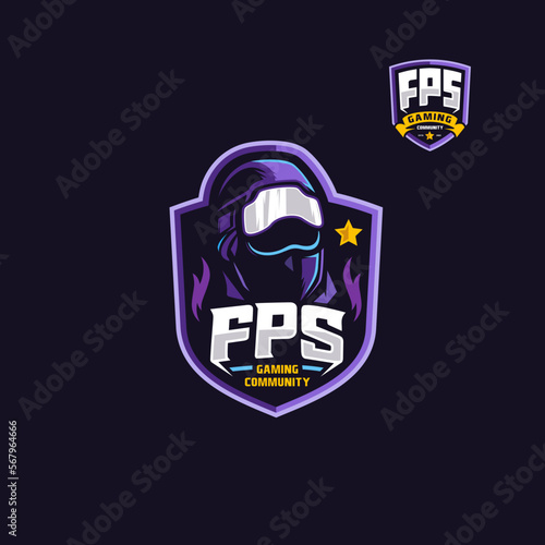 Esport games logo graphic vector FPS