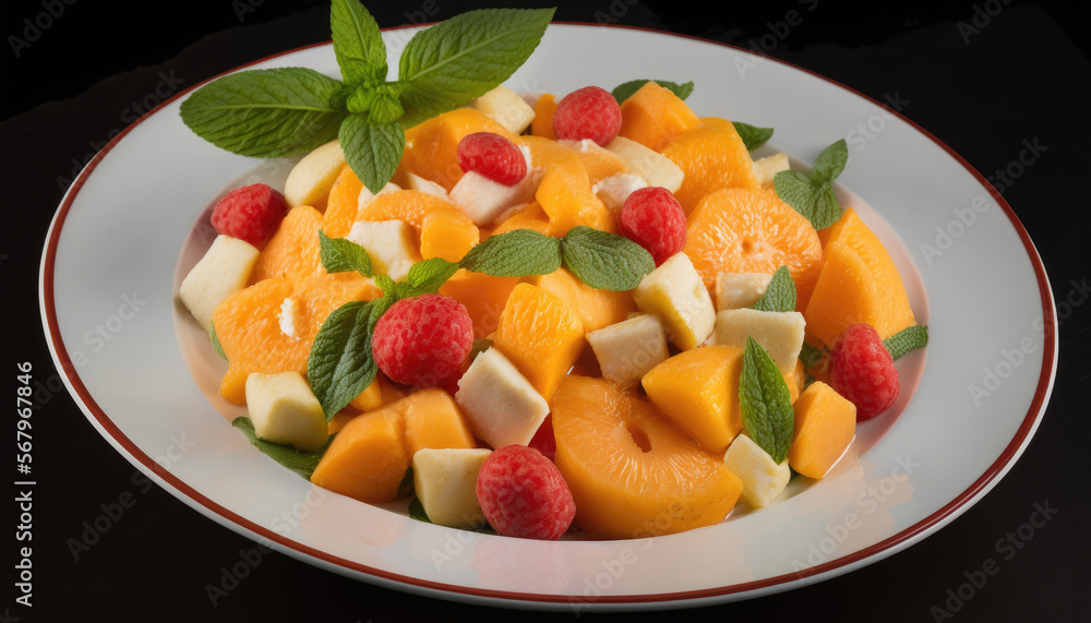 fruit salad in a bowl fruit salad in a bowl