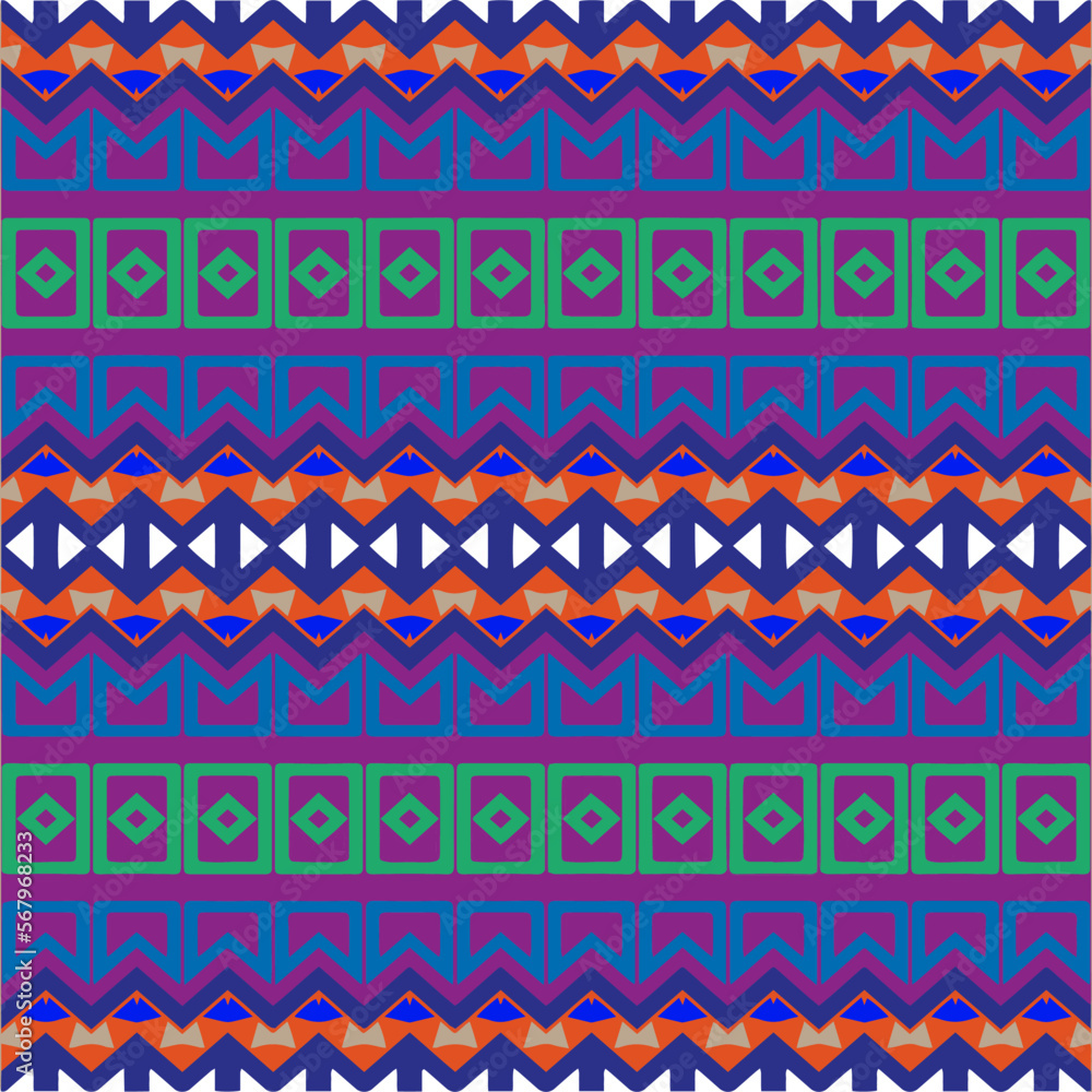 Vector geometric ornament in ethnic style. Seamless pattern with abstract shapes, repeat tiles. Repeating pattern for decor, fabric,textile and fabric. Vector geometric ornament in ethnic style. Seamless pattern with abstract shapes, repeat tiles. Repeating pattern for decor, fabric,textile and fabric.