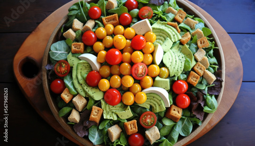 salad with tomatoes