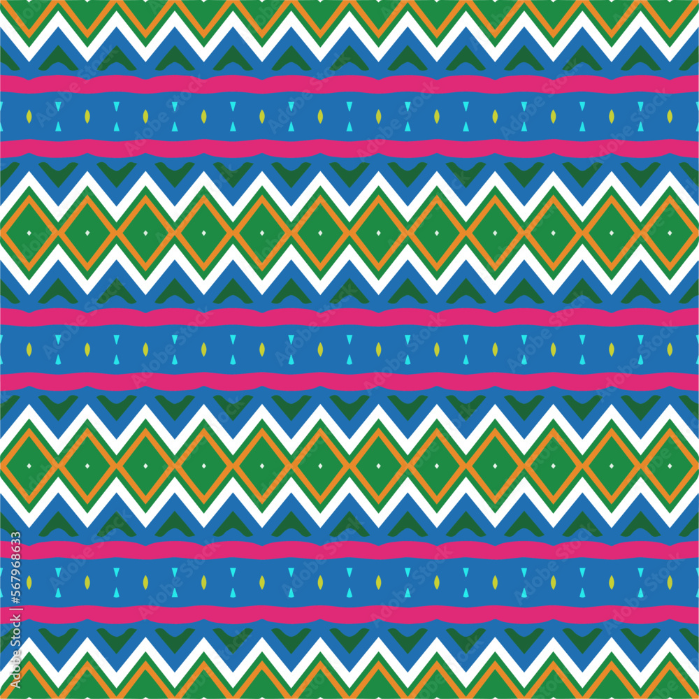 Vector geometric ornament in ethnic style. Seamless pattern with abstract shapes, repeat tiles. Repeating pattern for decor, fabric,textile and fabric. Vector geometric ornament in ethnic style. Seamless pattern with abstract shapes, repeat tiles. Repeating pattern for decor, fabric,textile and fabric.