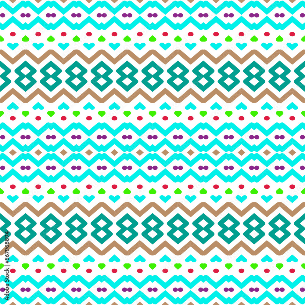 Vector geometric ornament in ethnic style. Seamless pattern with abstract shapes, repeat tiles. Vintage retro texture.Repeating pattern for decor, fabric,textile and fabric. Vector geometric ornament in ethnic style. Seamless pattern with abstract shapes, repeat tiles. Vintage retro texture.Repeating pattern for decor, fabric,textile and fabric.