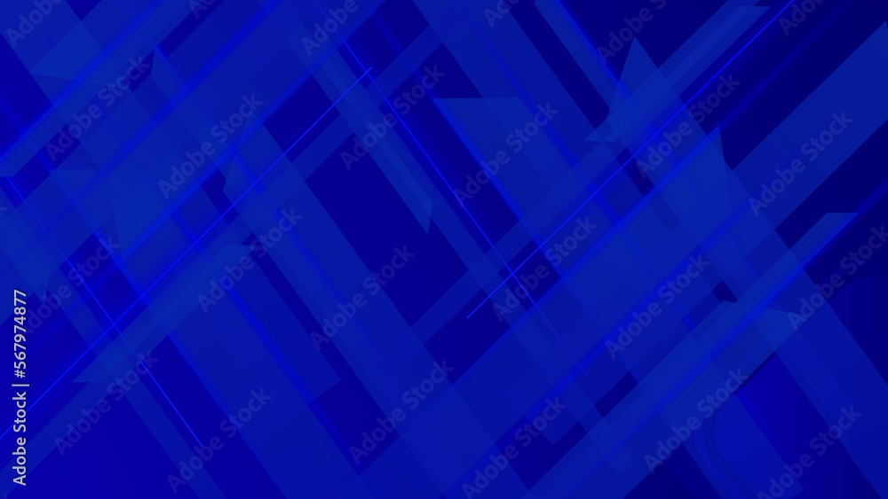 Abstract dark blue background with overlay stripes shape. Modern random object shape texture. Geometric background. Abstract dark blue background with overlay stripes shape. Modern random object shape texture. Geometric background.
