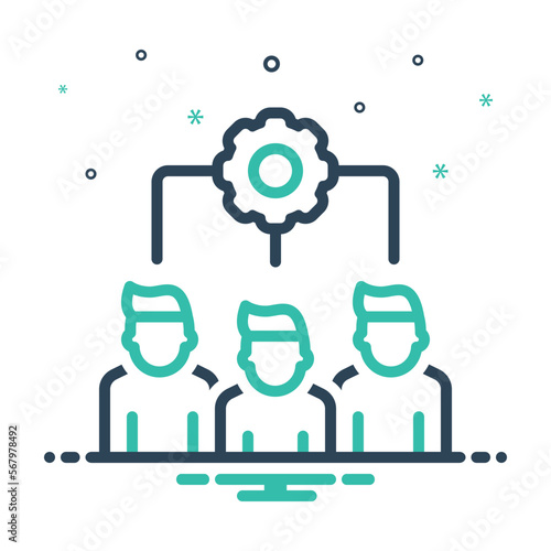 Mix icon for organizing