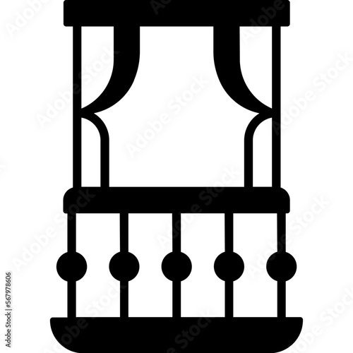 Balcony Vector Icon

