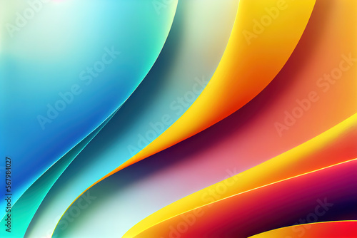 Abstract colorful background image  Ai generated