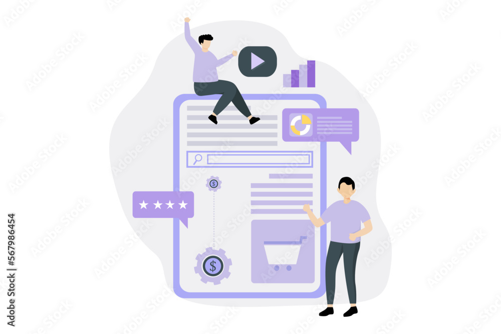 Digital Marketing Flat Design Digital Marketing Flat Design