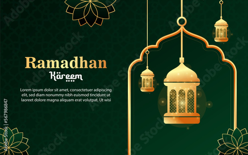 Ramadan Kareem traditional Islamic festival background religion.