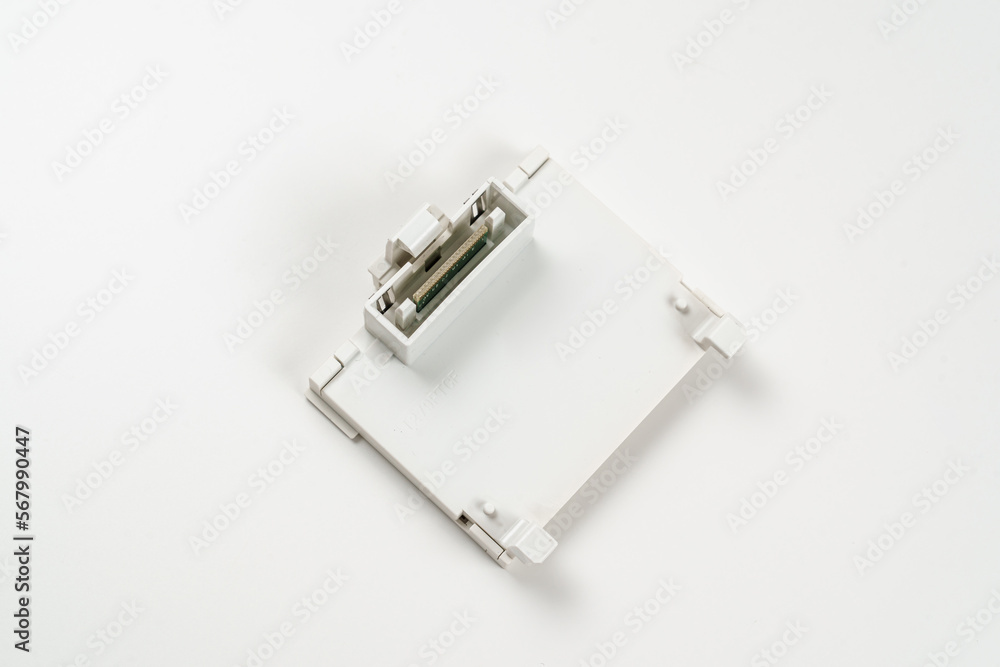 ADAPTER CAM module for digital card, for TV on a white background. Mini computer to decrypt the video signal and to watch channels on the TV. ADAPTER CAM module for digital card, for TV on a white background. Mini computer to decrypt the video signal and to watch channels on the TV.