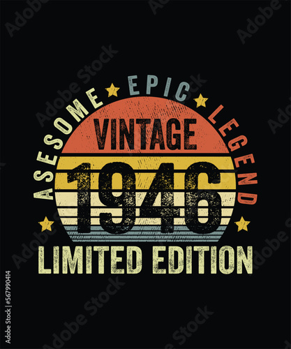 Awesome Epic Legend Vintage 1943 Limited Edition 80 Year