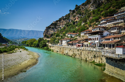 Traditional houses in Berat, Albania