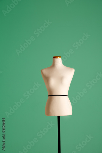 Mannequin tailoring a costume