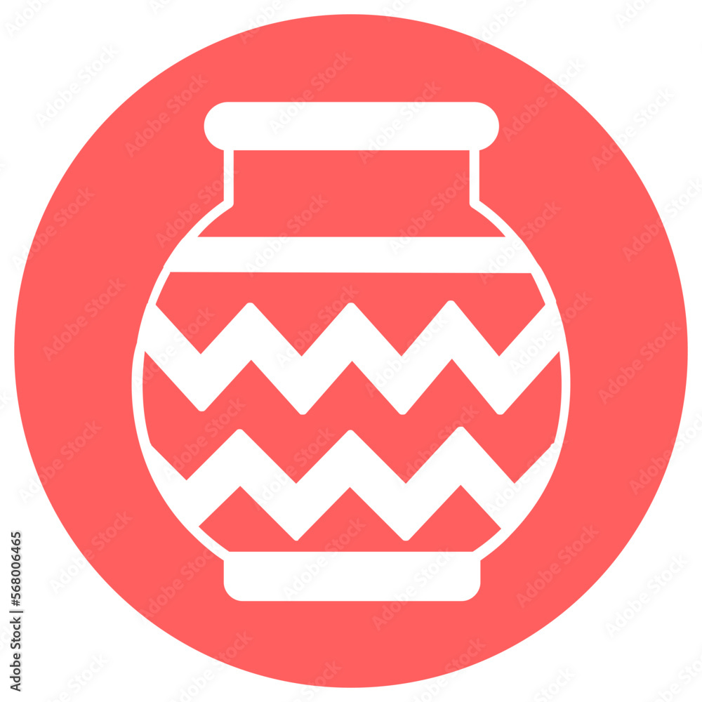 Food container Vector Icon

