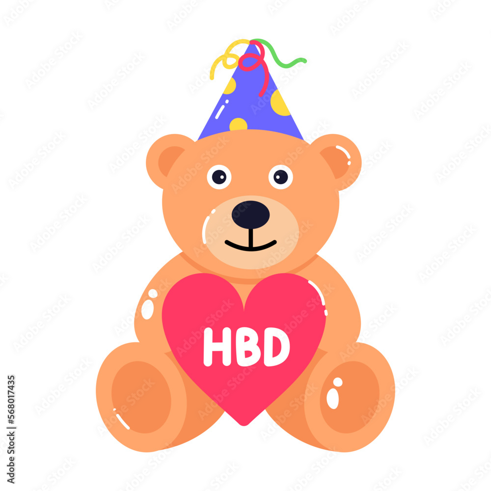 Obraz premium Birthday Teddy 
