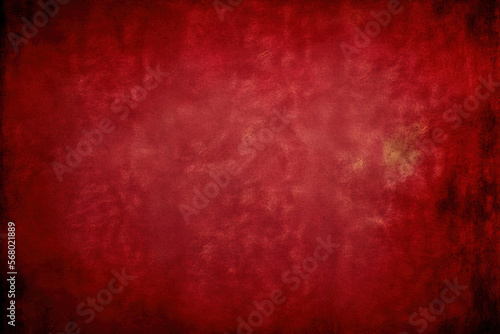 dirty red canvas texture or background. Generative AI