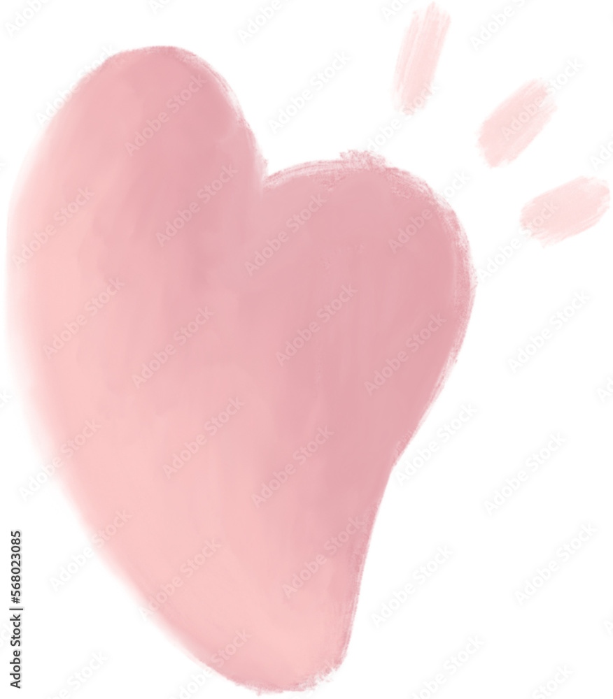 Watercolor heart