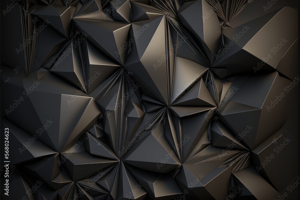 abstract black polygonal background generative ai Polygonal shapes background, low poly triangles mosaic, black crystals backdrop, vector design wallpaper illustration abstract black polygonal background generative ai Polygonal shapes background, low poly triangles mosaic, black crystals backdrop, vector design wallpaper illustration