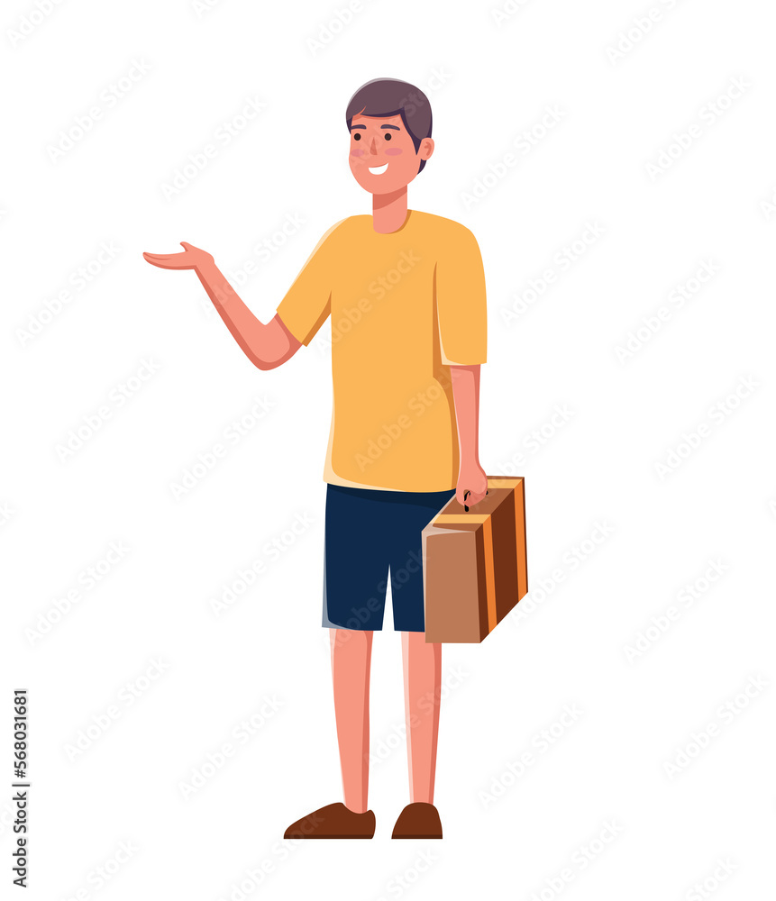 Characters tourists traveling people Characters tourists traveling people