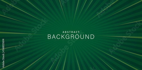 Abstract green background with rays and space for text, wallpaper, web page background, web banners, e commerce signs retail shopping, advertisement business agency, ads campaign marketing, backdrops 