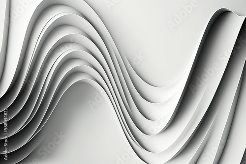 White abstract background  Ai generated