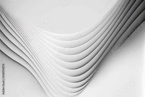 White abstract background, Ai generated