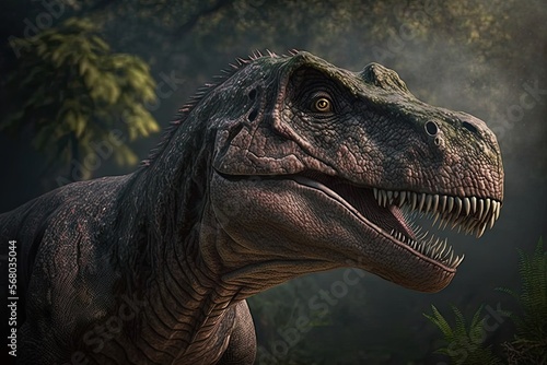 Tyrannosaurus Rex Dinosaur CGI render