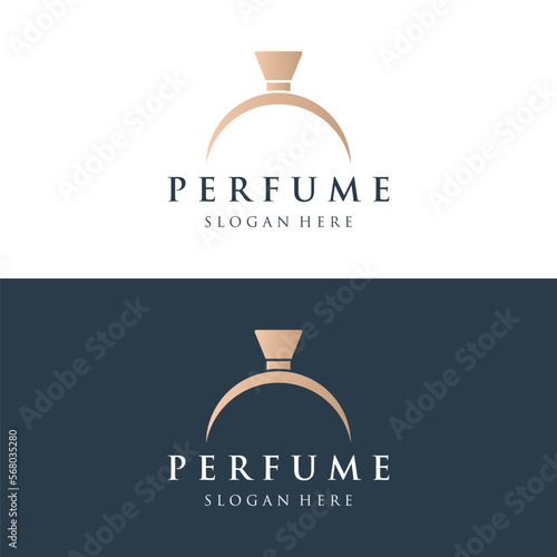 Isolated luxury perfume perfume cosmetic creative Logo design can be used for business, company, cosmetic and perfume shop.