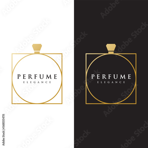 Isolated luxury perfume perfume cosmetic creative Logo design can be used for business, company, cosmetic and perfume shop.