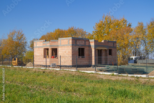 Polish house bulding site | Budowa polskiego domu