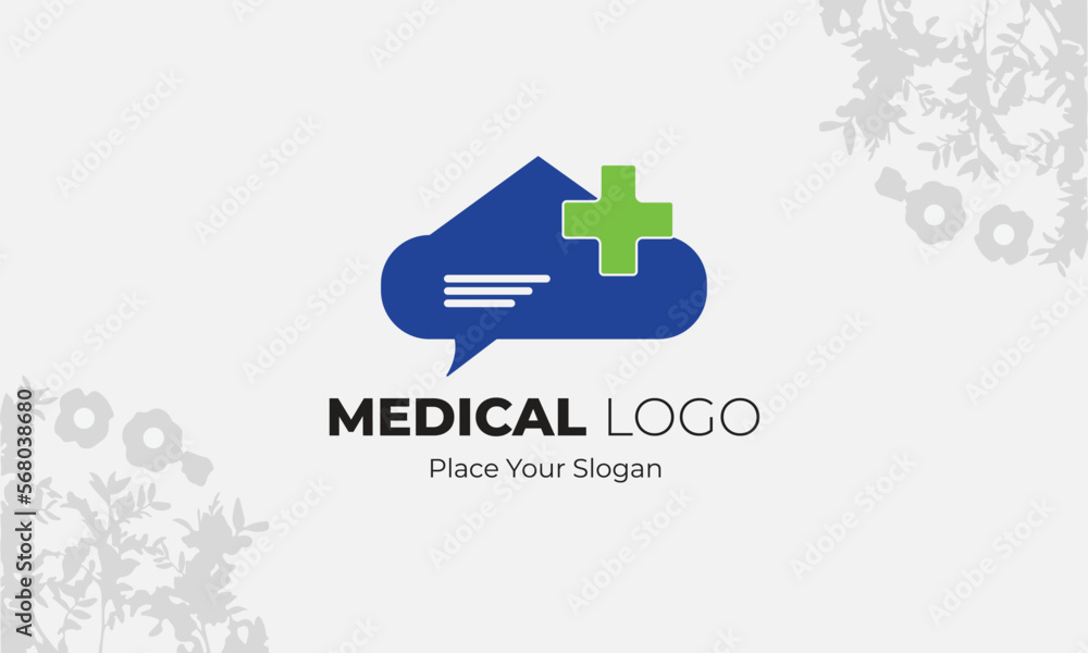 Creative Abstract Healthcare Medical Logo Template Design Creative Abstract Healthcare Medical Logo Template Design