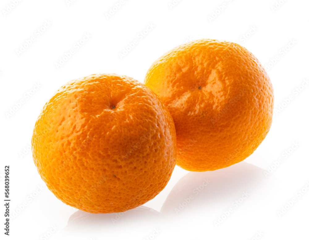 Tangerines isolated on white background with clipping path Tangerines isolated on white background with clipping path