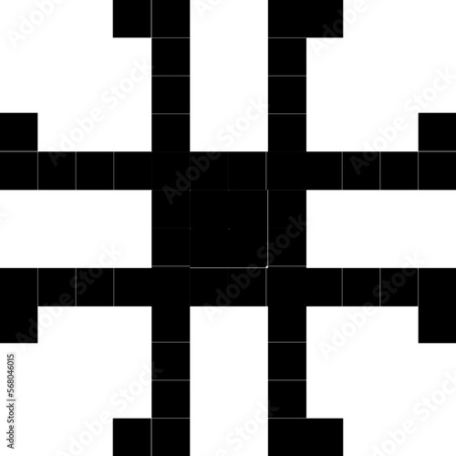 black and white cross on white 3d plus logo flag art element medicen. 