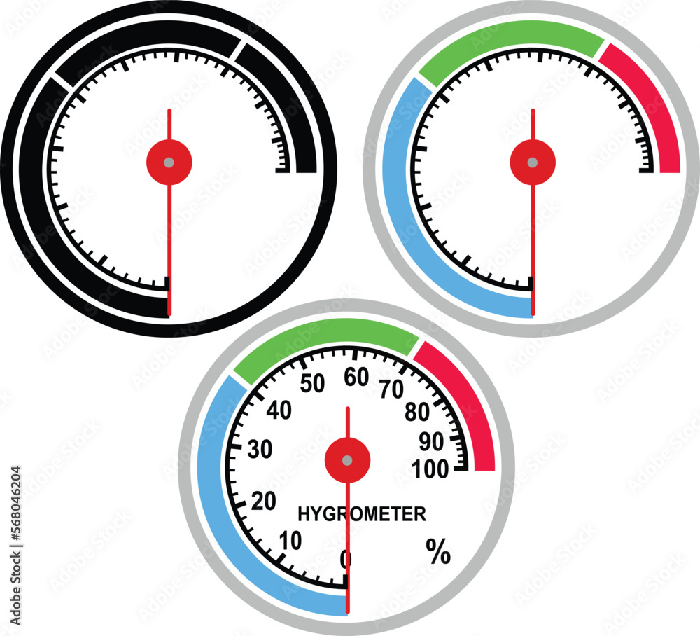 Naklejka premium Thermometer oven measuring vector