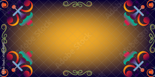 Beautiful, vintage, decorative frame for the text of invitations, congratulations, quotes, citation. 