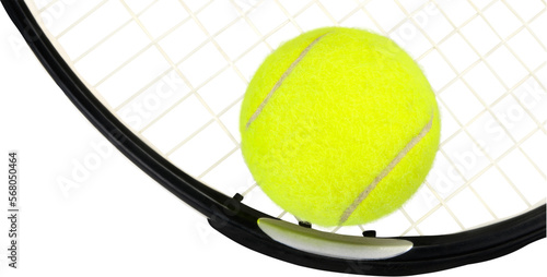 Silver Tennis Racket and Ball © BillionPhotos.com