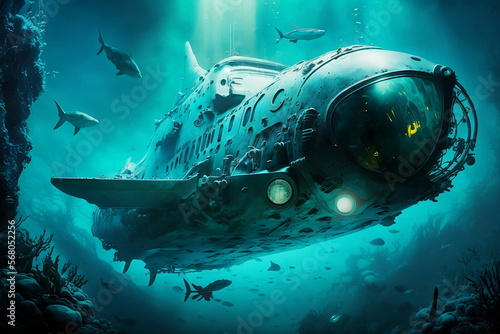 A Futuristic Underwater View