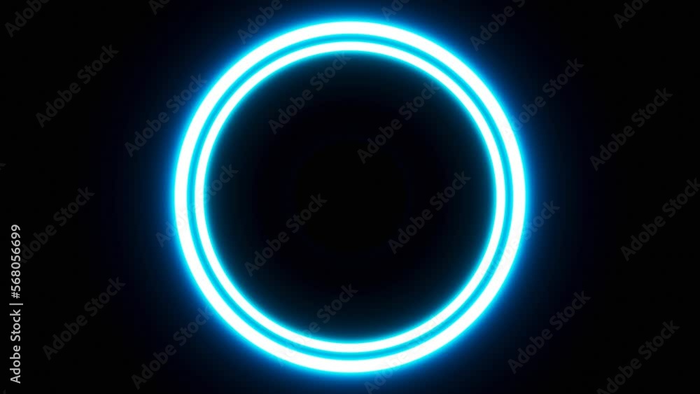 neon pulsing circle sound wave in dark, motion background High quality 4k footage neon pulsing circle sound wave in dark, motion background High quality 4k footage