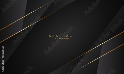 dark black luxury premium background and gold line.