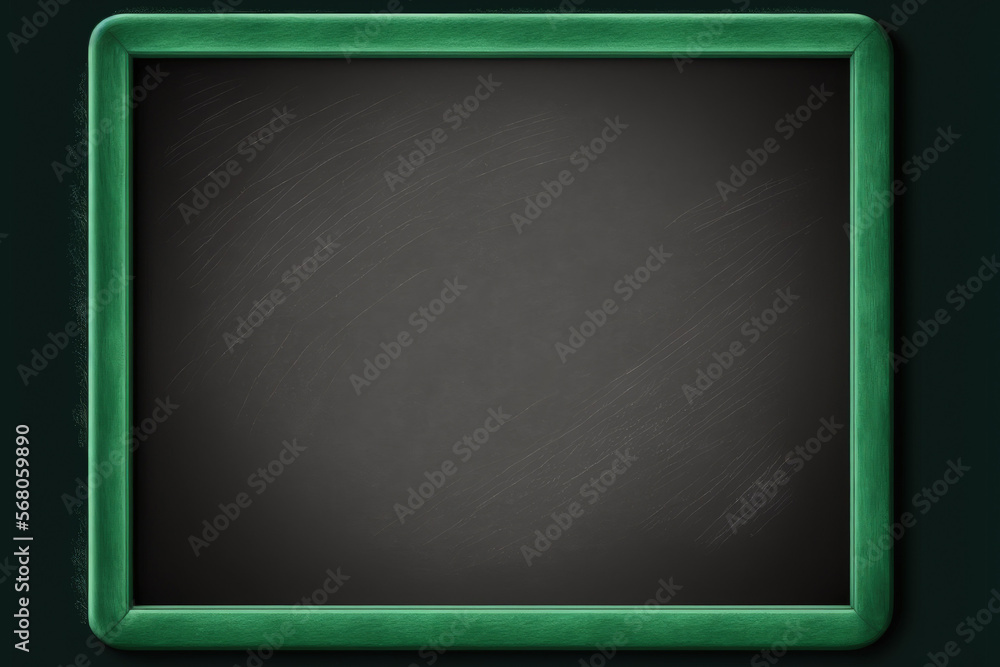Blackboard or chalkboard texture in green. a blank space with a copy area for chalk text. used material with wonderful texture and chalk marks. Generative AI Blackboard or chalkboard texture in green. a blank space with a copy area for chalk text. used material with wonderful texture and chalk marks. Generative AI