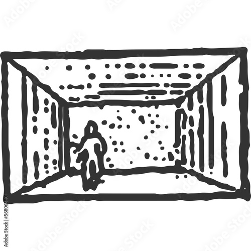 Unforeseen Vintage Illustration Vector